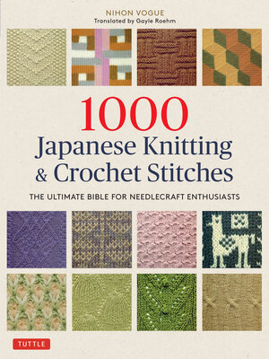 cover image of 1000 Japanese Knitting & Crochet Stitches